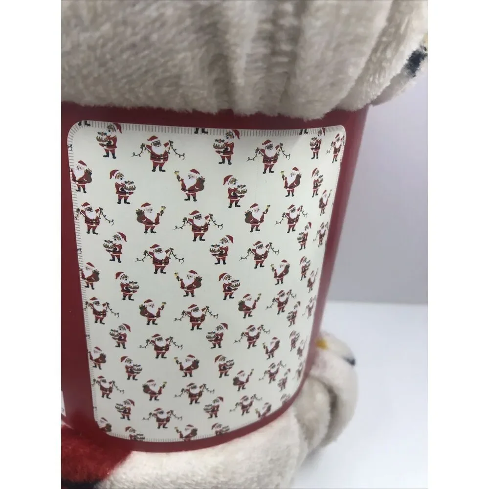 Holiday Time All Over Santas  Plush Throw 50 In X 60 In